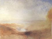 Joseph Mallord William Turner Landscape with Distant River and Bay (mk05) oil painting on canvas